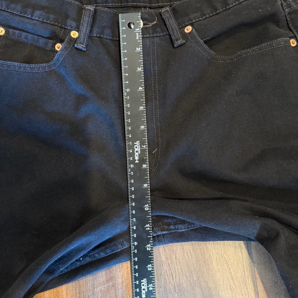 Levi’s 550 Jeans Mens 34x34 Black Relaxed Fit Tapered Leg Denim - Picture 11 of 11